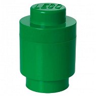 LEGO úložný box okrúhly priemer 123 × 183 mm – tmavo zelený - Úložný box