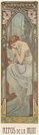 Dino Alfons Mucha - Rest des Abends Panorama - Puzzle