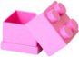 LEGO Mini Box 46 x 46 x 43 mm - Pink - Storage Box