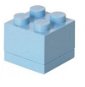 LEGO Mini tároló doboz 46 x 46 x 43 mm - világoskék - Tároló doboz