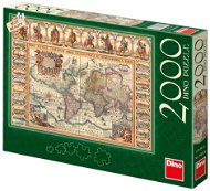 Dino Historical World Map - Jigsaw