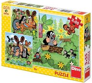 Dino Kisvakond és barátai - állatok - Puzzle