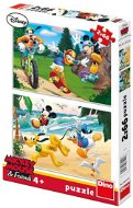 Dino Mickey Mouse beim Sport - Puzzle
