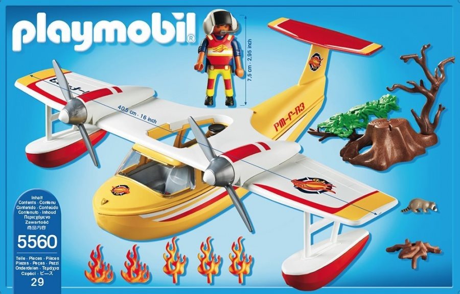 Playmobil store firefighting seaplane