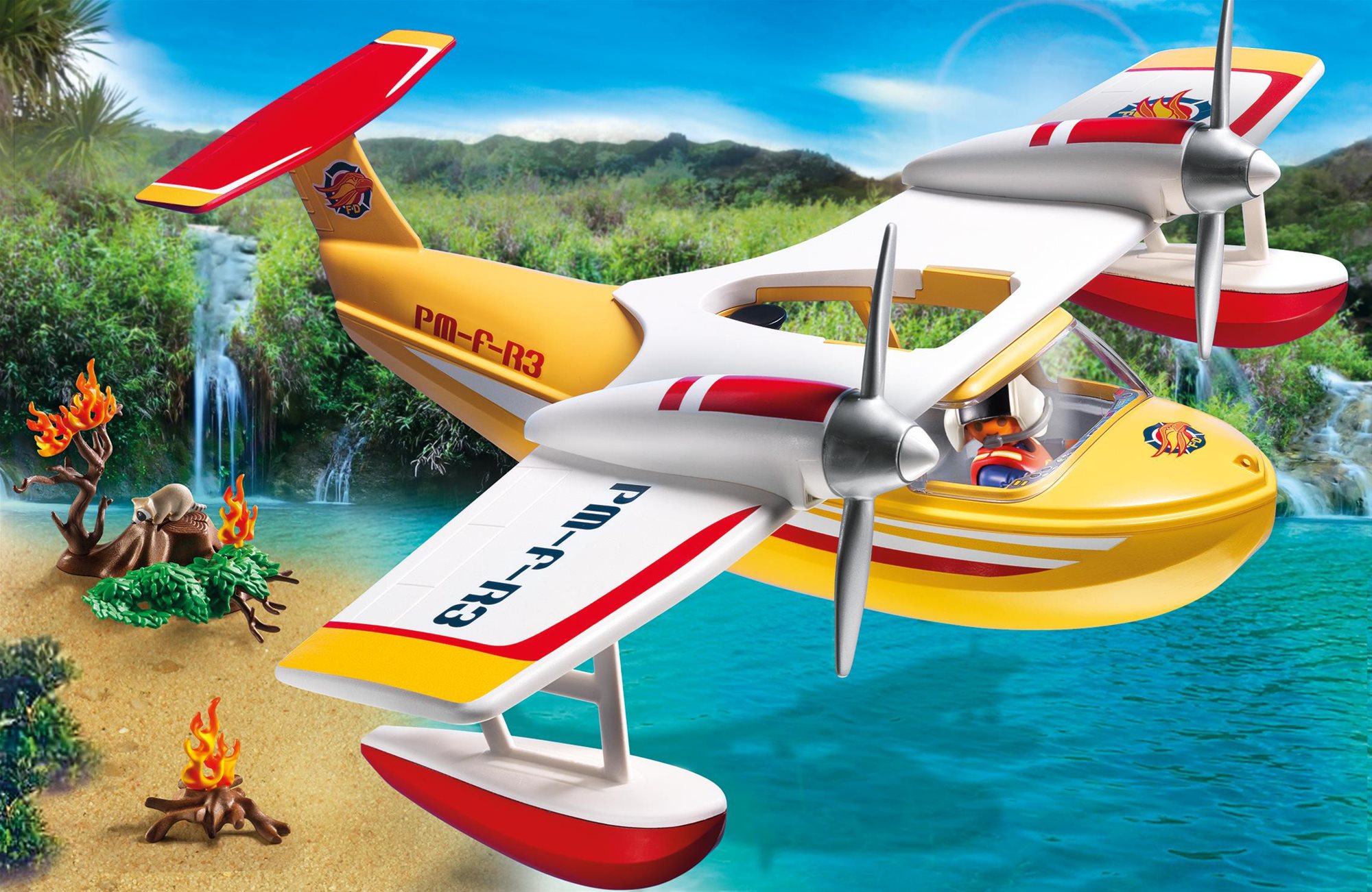 Playmobil hot sale firefighting seaplane