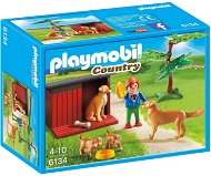 PLAYMOBIL 6134 Golden retriever with puppies - Building Set