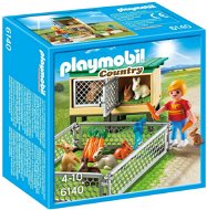 Playmobil 6140 hutch with outdoor enclosure - Building Set