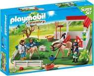 Playmobil 6147 Riding Stables Superset Horse Paddock - Building Set