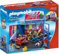 PLAYMOBIL® 6157 Aufklapp-Spiel-Box Motorradwerkstatt - Bausatz