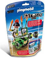 PLAYMOBIL® 6162 Green Interactive Cannon with Pirate Captain - Building Set