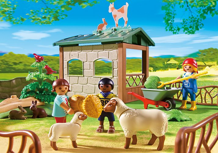 Playmobil children's sale petting zoo