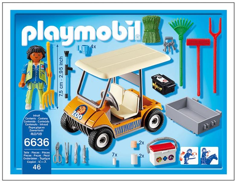 Playmobil hot sale zookeeper's cart