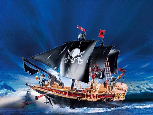 PLAYMOBIL Pirate Ship Building Set