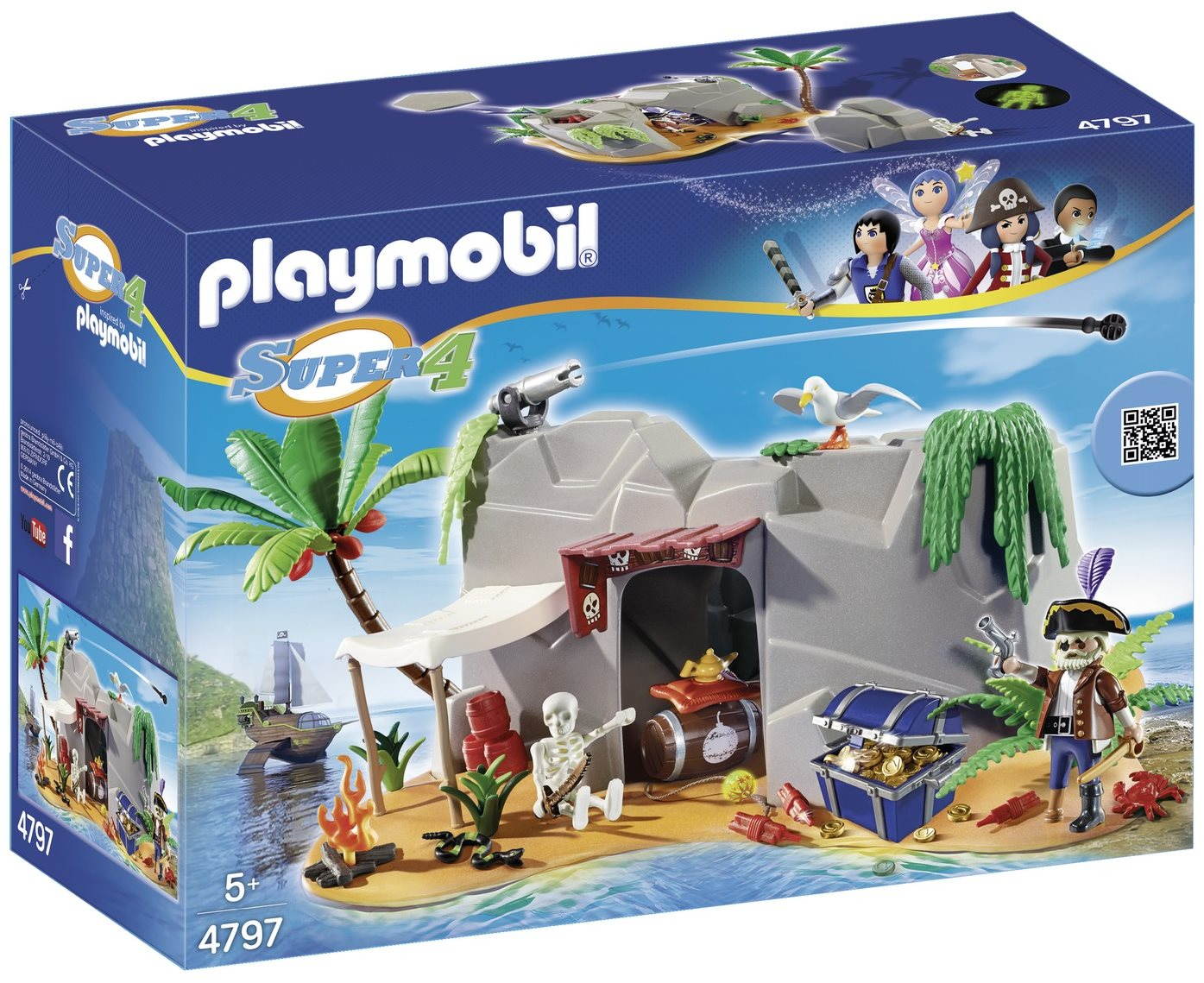 Playmobil hot sale pirate cave