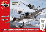 AirFix Gift Set A50171 letadlo – Bristol Beaufighter TF.X vs Focke-Wulf Fw190A-8 - Plastik-Modellbausatz