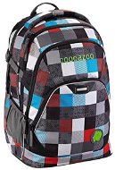 CoocaZoo EvverClevver2 Checkmate Blue Red - School Backpack