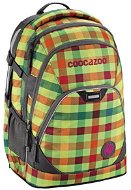 CoocaZoo EvverClevver2 Hip To Be Square Green - Školský batoh