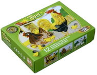 Topa Small blocks - Animals 12 cubes - Picture Blocks