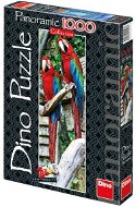 Dino Panoramatic parrots - Jigsaw