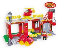 Fire station with crane - Toy Garage