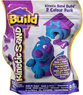 Kinetický piesok Build - 2 farebné balenia fialová/modrá 450 g - Kreatívna sada