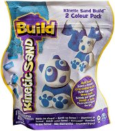 Kinetischer Sand Build - 2-farbige Packung blau / weiß 450 g - Kreativset