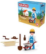 Igráček - Bricklayer with accessories - Figures