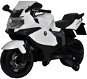 Dětská elektrická motorka Elektrická motorka BMW K1300 bílá - Dětská elektrická motorka