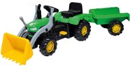 Šliapací traktor s vozíkom - Šliapací traktor