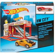Hot Wheels - the city by bike: Road fire station - Hot Wheels