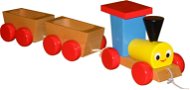 Miva Pulling Train with Carriages - Push and Pull Toy