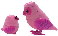 Little Live Pets - Eule mit Eulenbaby rosa - Interaktives Spielzeug