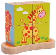 Picture dice on a stick - Wooden Blocks