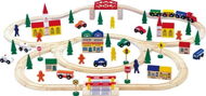 Wooden train ribbon 100 pcs - Train