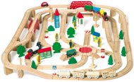 Small foot Wooden train with 140 pivots - Train Set