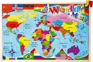 Insertion puzzle - World map - Educational Toy