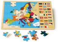 Kirakós puzzle - európai országok - Készségfejlesztő játék