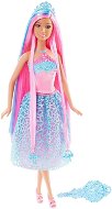 Mattel Barbie - Long hair with pink hair - Doll