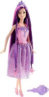 Mattel Barbie - Long hair with purple hair - Doll