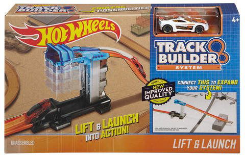 Hot wheels track builder lift cheap and launch