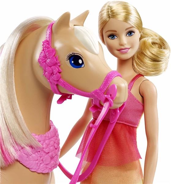 Barbie and cheap dancing horse