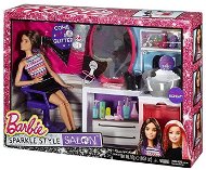 Mattel Barbie - Hair Salon a csillogás és barna - Játékszett