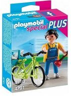 PLAYMOBIL® 4791 Handwerker mit Fahrrad - Figur