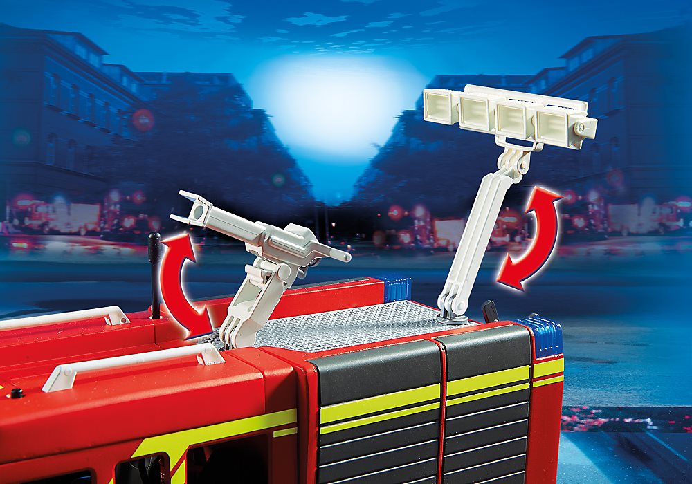 Playmobil 5363 city action fire engine with lights and 2024 sound