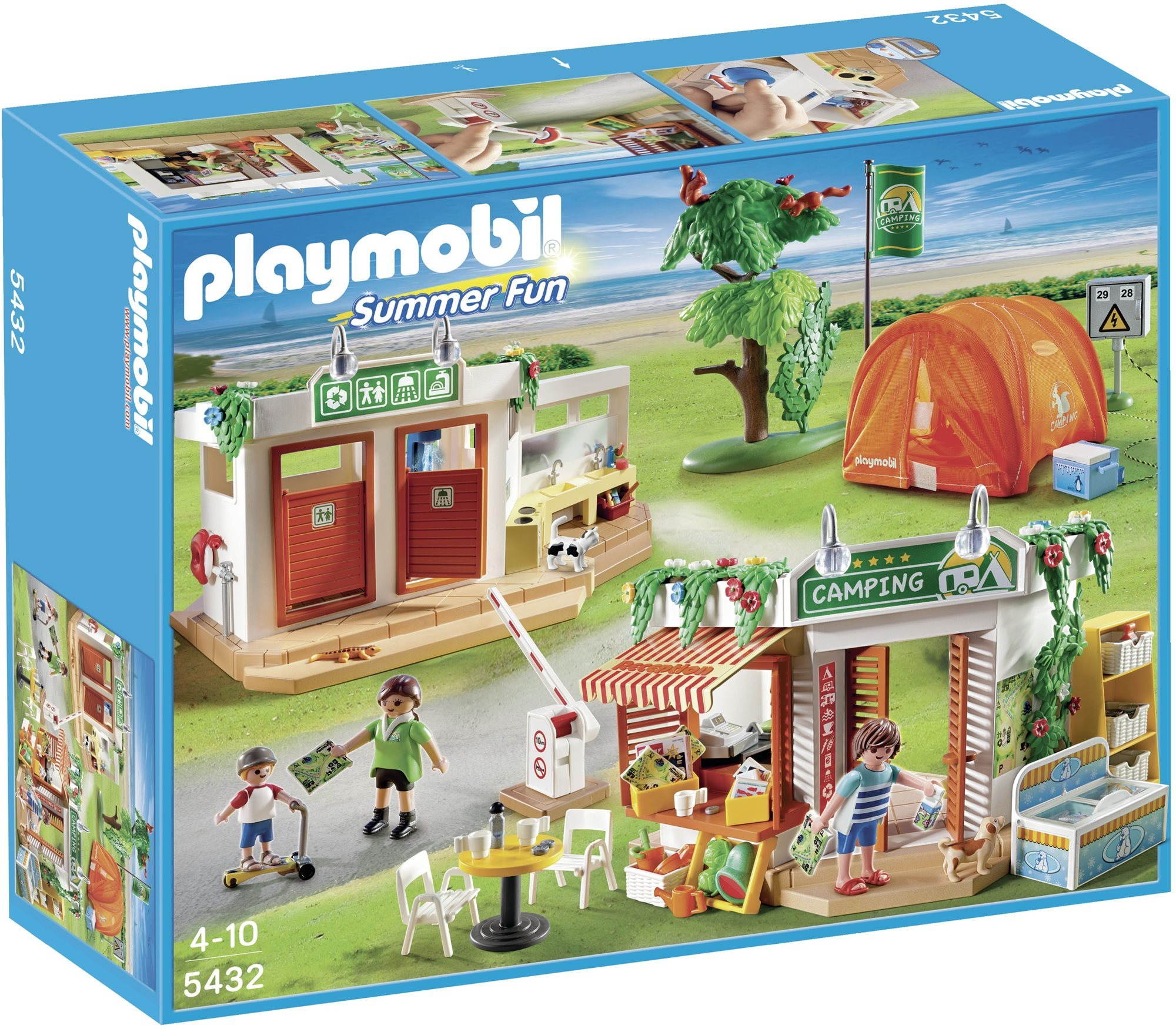 Playmobil summer clearance campsite