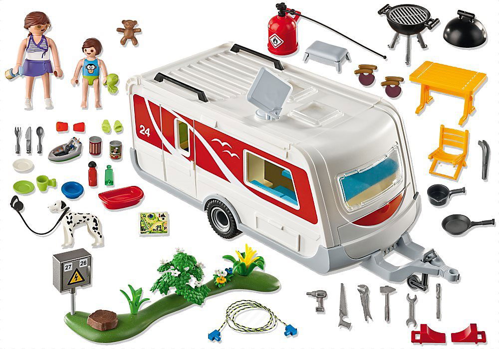 PLAYMOBIL 5434 Caravan Building Set Alza.cz