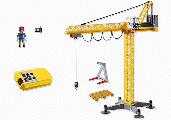 Playmobil crane hot sale