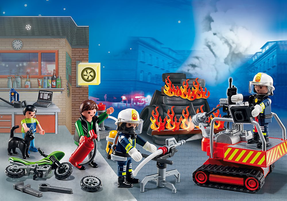 Playmobil fire rescue store mission