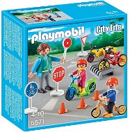 PLAYMOBIL 5571 Children with Crossing Guard - Building Set