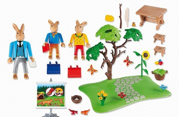 PLAYMOBIL 6173 Easter Bunny School Building Set Alza.cz